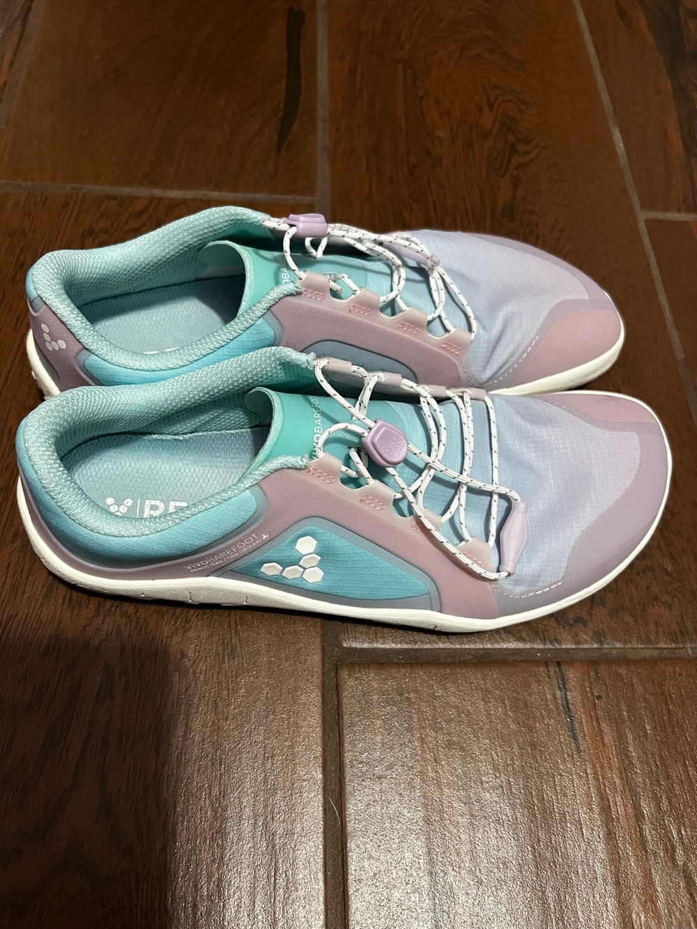 Vivobarefoot Primus Trail Purple and Blue Zero Drop Barefoot Sneakers Womens 8